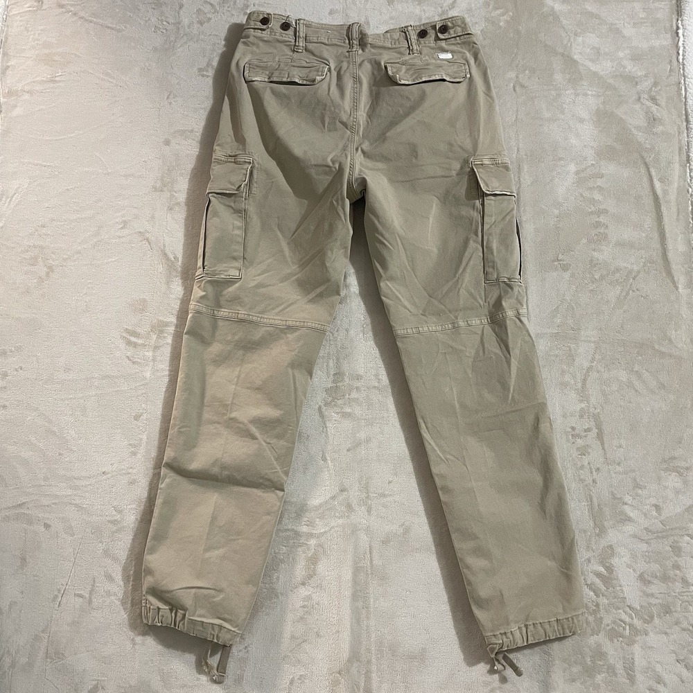 American Eagle Outfitters Pants Mens 29x34 Tan Cargo Original Straight Military - Picture 8 of 8
